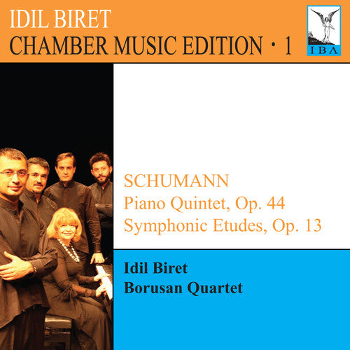the album cover for Schumann / Biret / Borusan Qrt - QNT for Pno & STRS Op. 44 & Symphnic Etudes Op. 13