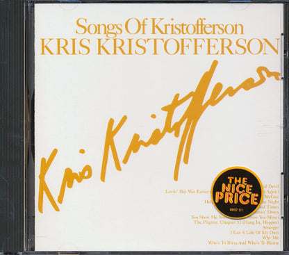 Kris Kristofferson - Songs Of Kristofferson Music CD