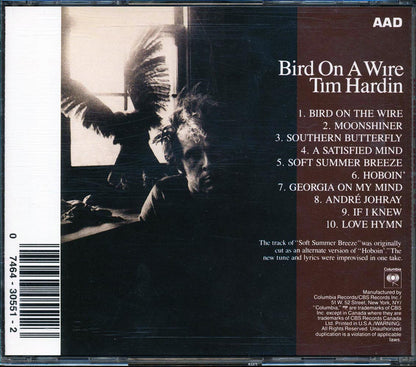 Tim Hardin - Bird On A Wire Music CD