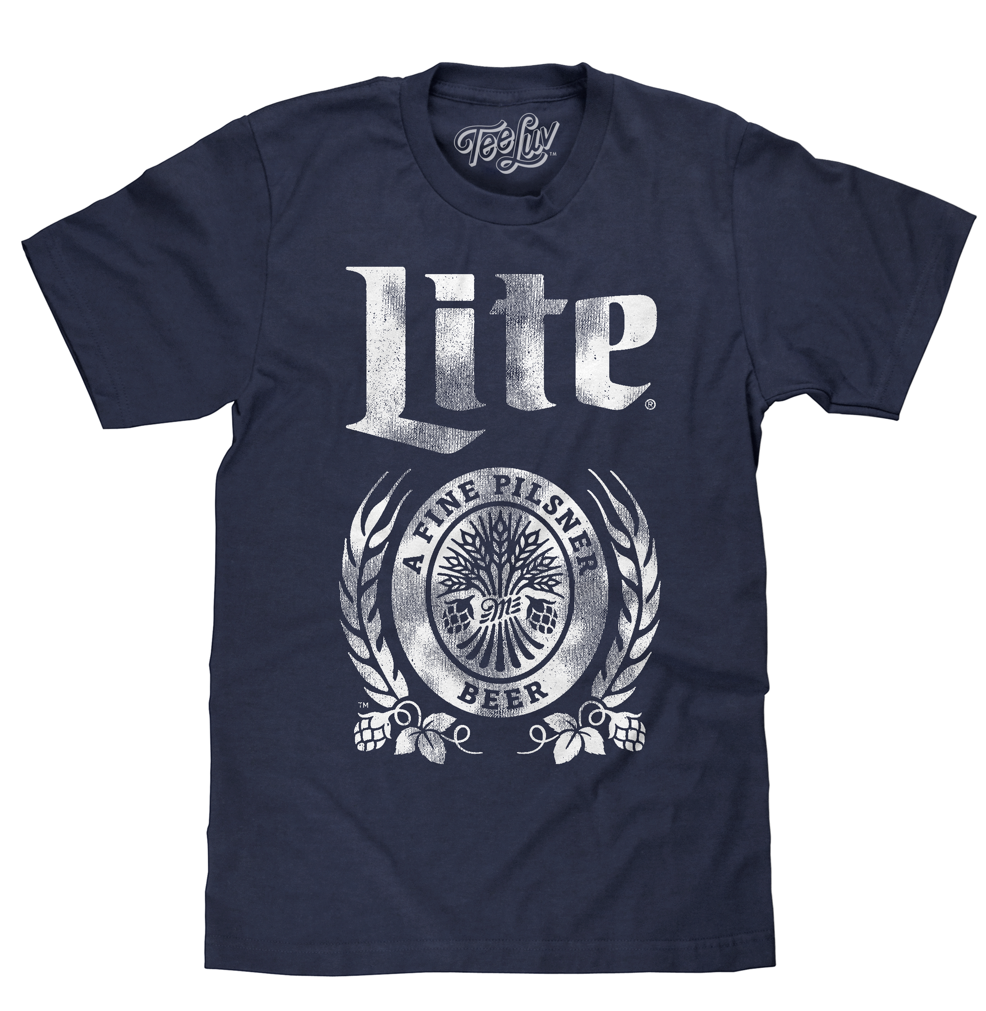 Miller Lite Logo T-Shirt - Navy