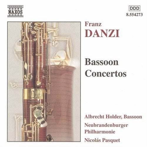 the album cover for Albrecht Holder - Bassoon Concertos