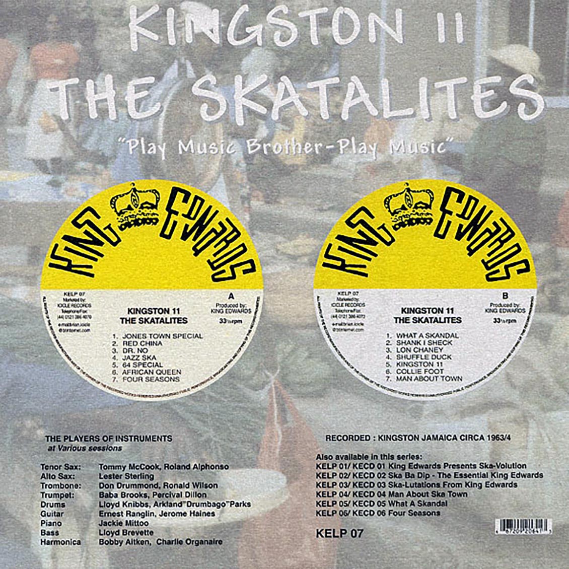 The Skatalites - Kingston 11 Vinyl Record