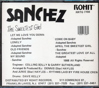Sanchez - The Sweetest Girl Music CD