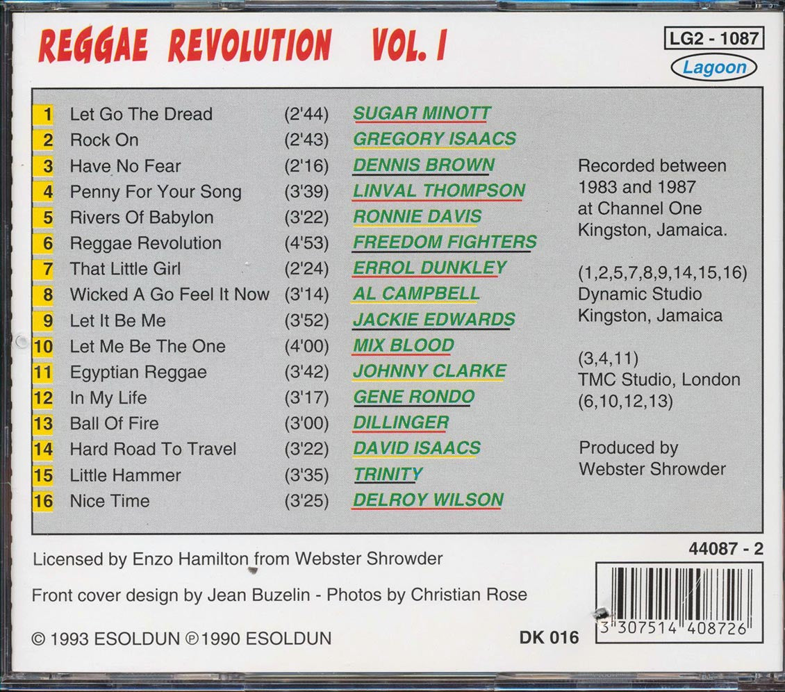 Sugar Minott, Gregory Isaacs, Dennis Brown, Etc. - Reggae Revolution Volume 1 Music CD
