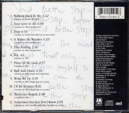 Sam Brown - Stop Music CD