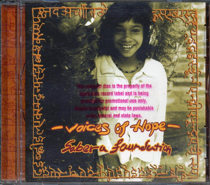Sting, Elton John, Bob Dylan, Etc.  - Voices Of Hope: Sabera Foundation (promo) (marked/ltd stock) Music CD