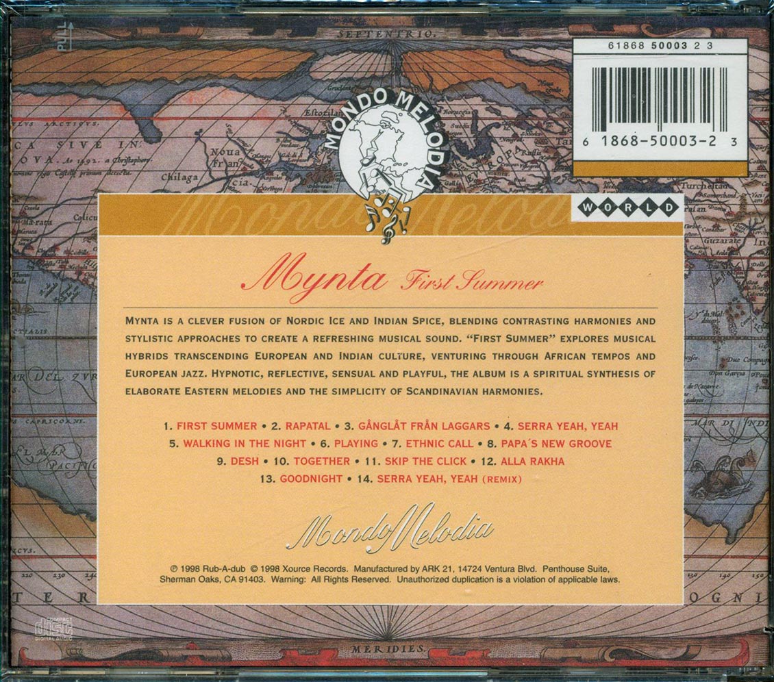 Mynta - First Summer Music CD