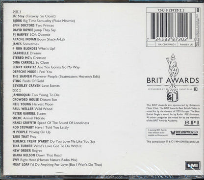 U2 Bjork Spin Doctors Etc Brit Awards 1994 Music CD