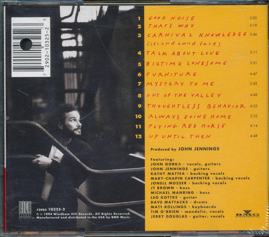 John Gorka - Out Of The Valley (marked/ltd stock) Music CD