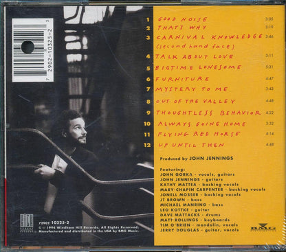 John Gorka - Out Of The Valley (marked/ltd stock) Music CD