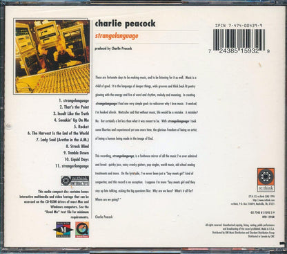 Charlie Peacock - Strangelanguage Music CD