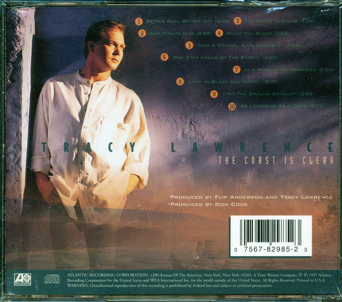 Tracy Lawrence  - The Coast Is Clear Music CD