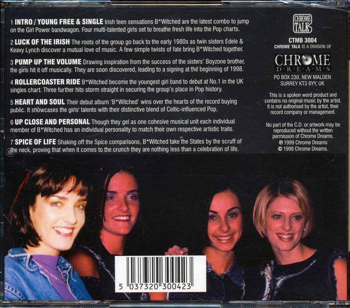 B Witched - The B Witched Story: The Unauthorised CD Biography Music CD