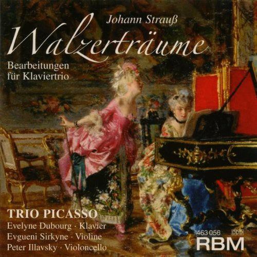 the album cover for Strauss / Trio Picasso - Walzertraume-Bearbeitungen