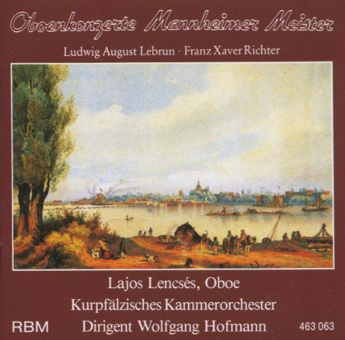the album cover for Lebrun / Richter / Stamitz - Oboe Cons of the Mannheim