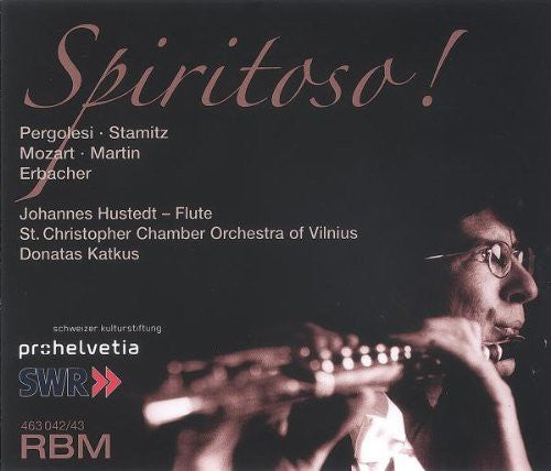 the album cover for Pergolesi / Martin / Erbacher - Spriritoso Flute Cons