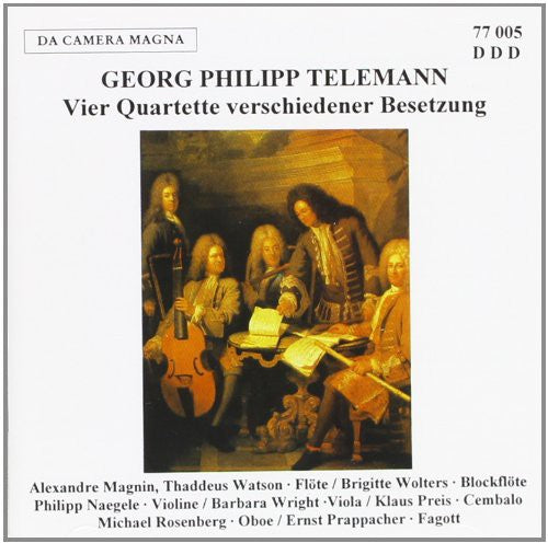 Telemann / Magnin / Naegele / Lupu - 4 Qrts - Music CD