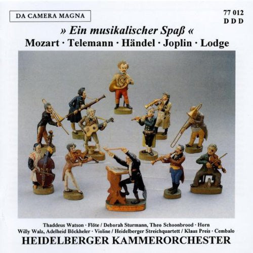 the album cover for Handel / Joplin / Lodge / Mozart - Ein Musikalischer Spass
