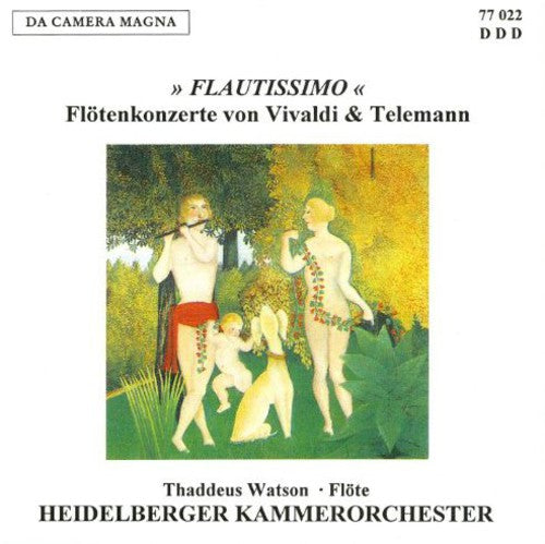 the album cover for Telemann / Vivaldi - Flute Concerts