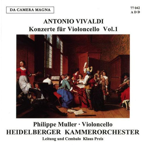 the album cover for Vivaldi / Muller / Heidelberger - Konzerte Fur Violon Cello 1