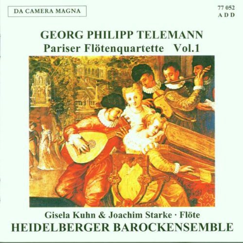 Telemann / Kuhn / Starke - Pariser Floten Quartette 1 - Music CD