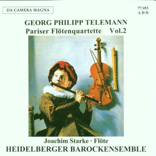 Telemann / Starke - Pariser Floten Quartette 2 - Music CD