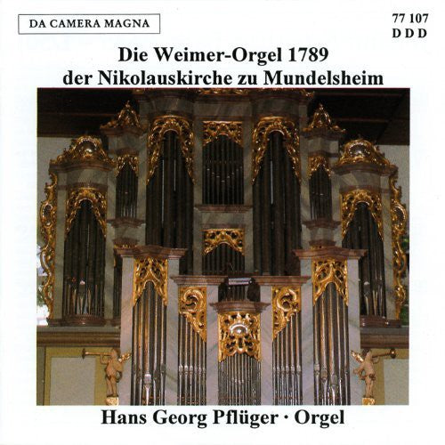 the album cover for J Bach S / Fluger - Toccata & Fuge BWV 540 Partita