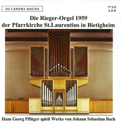 Bach,j.s. / Fluger - Rieger-organ 1959 Der - Music CD
