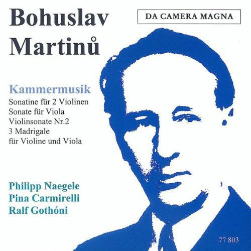 Martinu / Naegele / Carmirelli / Gothoni - Chamber Music - Music CD