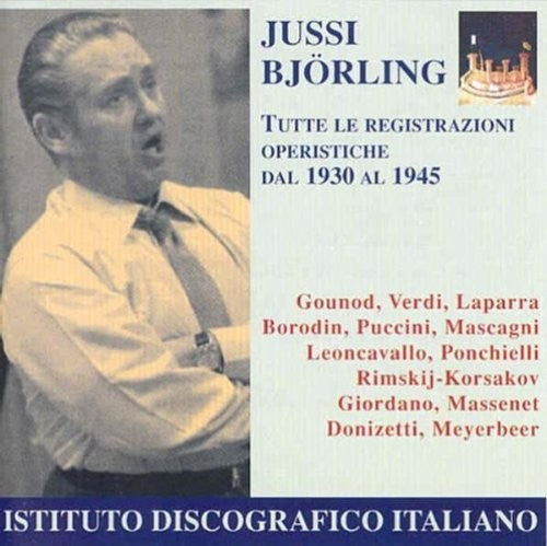 the album cover for Jussi BjÃ¶rling - Opera Arias