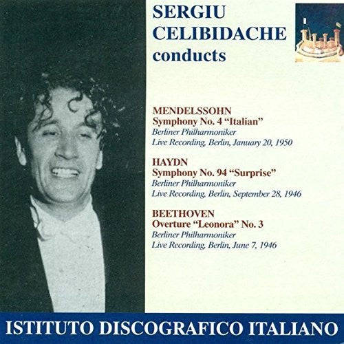 the album cover for SERGIU CELIBIDACHE - Sym