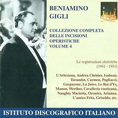 Alfano / Gigli - Opera Arias - Music CD