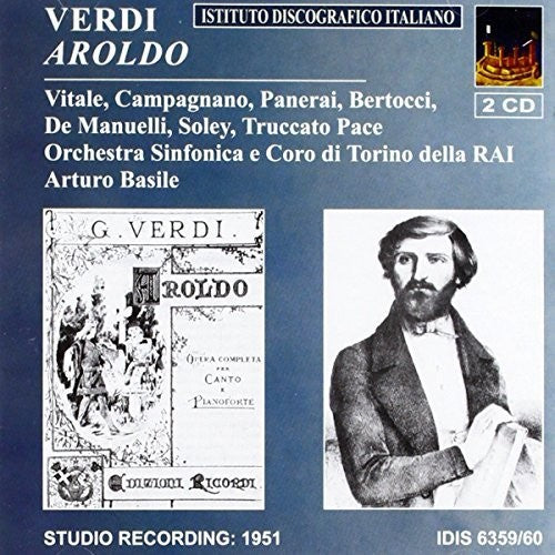 the album cover for Arturo Basile - Verdi, G.: Aroldo [Opera] (Basile) (1951)