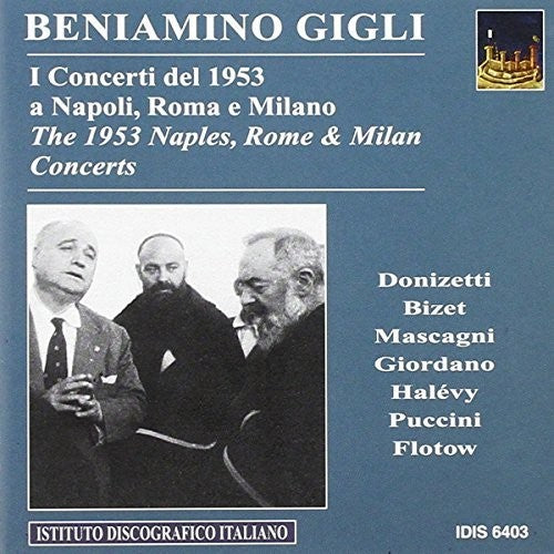 the album cover for Georges / Borrelli / Gigli - Vocal Recital