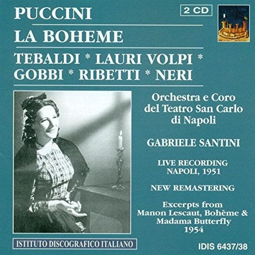Puccini / Avolanti / Bandioli / Di Stefano - Boheme (la) - Music CD