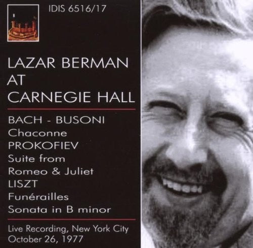 Bach,j.s. / Busoni - Lazar Berman - Music CD