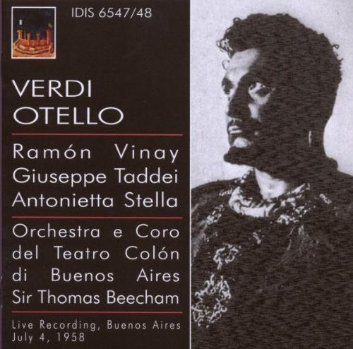 the album cover for Ramon Vinay - Verdi, G.: Otello [Opera] (Vinay) (1958)