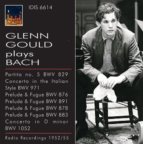 the album cover for Freddie Hubbard - Glenn Gould Plays Bach (1952)