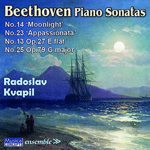 Beethoven / Kvapil,radoslav - Piano Sonatas: No. 13 No. 14 - Music CD