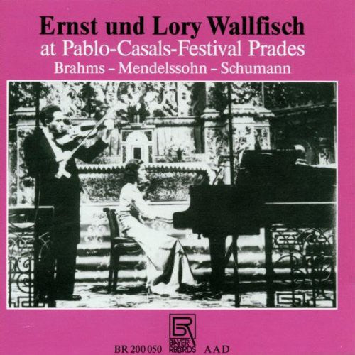 the album cover for Mendelssohn / Wallfisch - Sonata for Viola & Piano / Marchenbilder