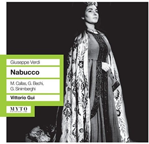 the album cover for Verdi / Bechi / Sinimberghi / Neroni / Gui - Nabucco Dramma Lirico in Quattro Parti