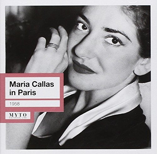 the album cover for Callas / Billini / Verdi / Ondp / Sebastian - Maria Callas in Paris