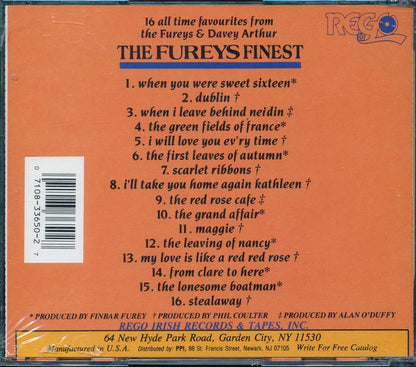 The Fureys & Davey Arthur - The Fureys Finest Music CD