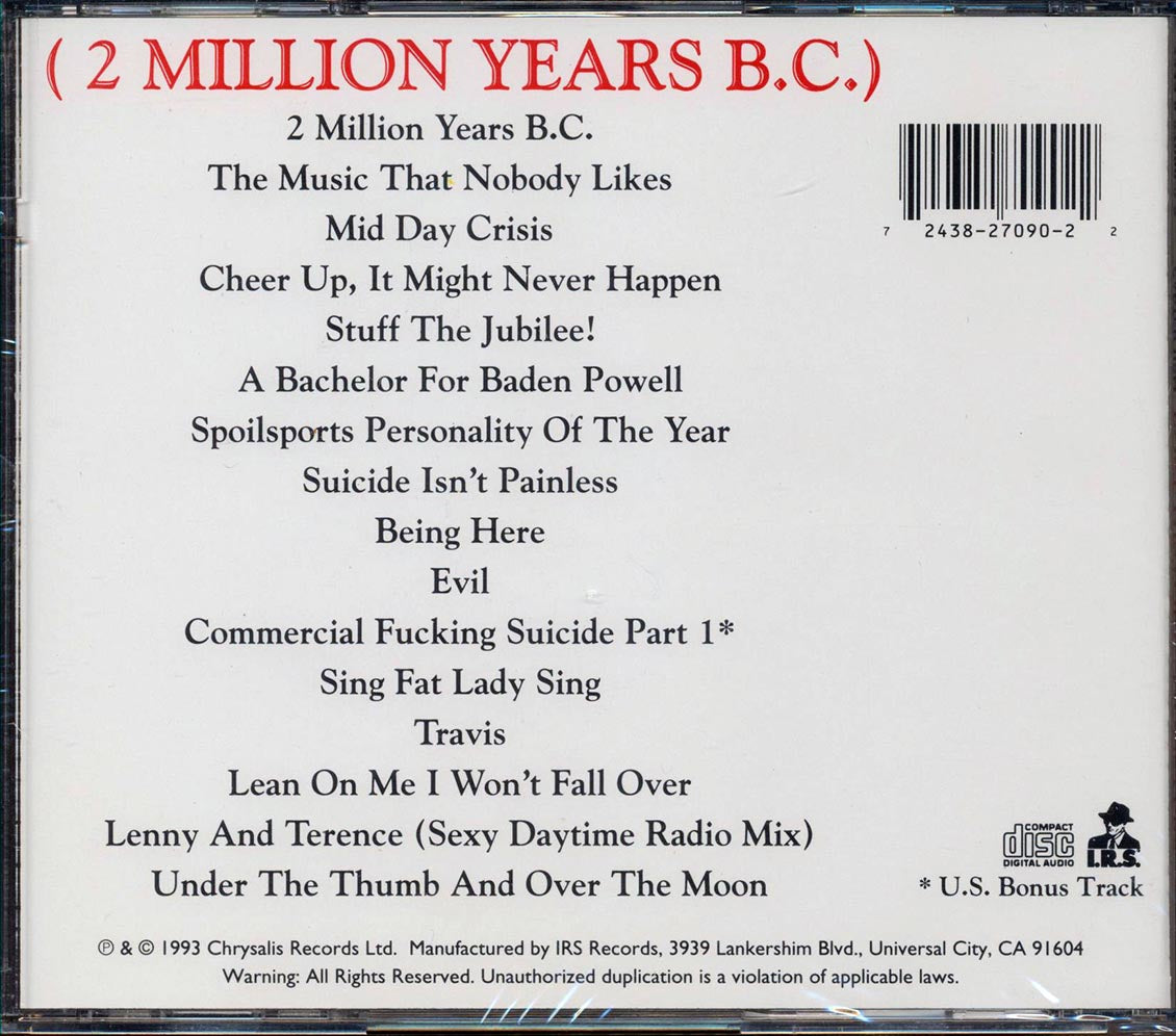 Carter The Unstoppable Sex Machine - Post Historic Monsters Music CD