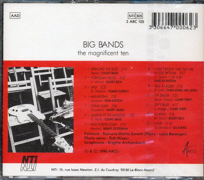 Count Basie & His Orchestra, Buddy Rich & His Orchestra, Tommy Dorsey & His Orchestra, Etc. - Big Bands: The Magnificent Ten Music CD
