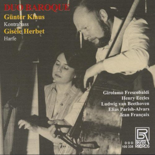 the album cover for Duo Baroque Works For Double Bass & Harp / Var - Duo Baroque: Works for Double Bass & Harp / Various