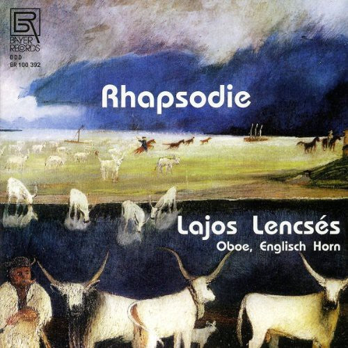 the album cover for Bartok / Lajos Lencses - Rhapsodie