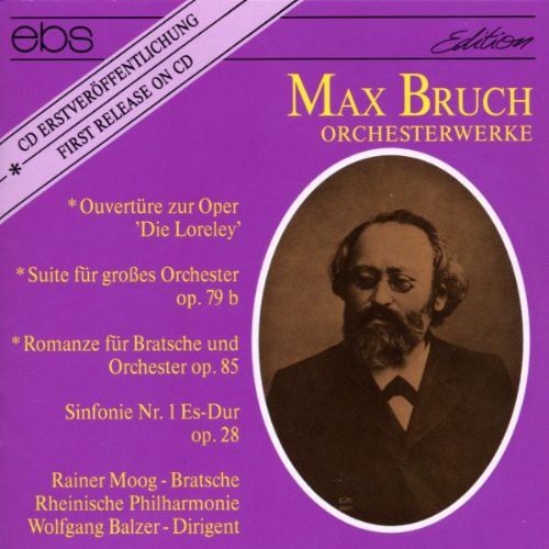 Bruch / Rheinische Phil, Balzer - Sym #1 / Lorelei Over. / Orch Ste / Et Al - Music CD