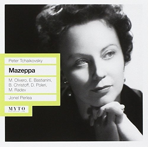 the album cover for Tchaikovsky / Olivero / Christoff / Perlea - Mazeppa