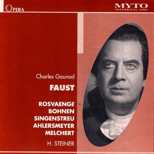 the album cover for Gounod / Rosvaenge / Bohnen / Melchert - Faust
